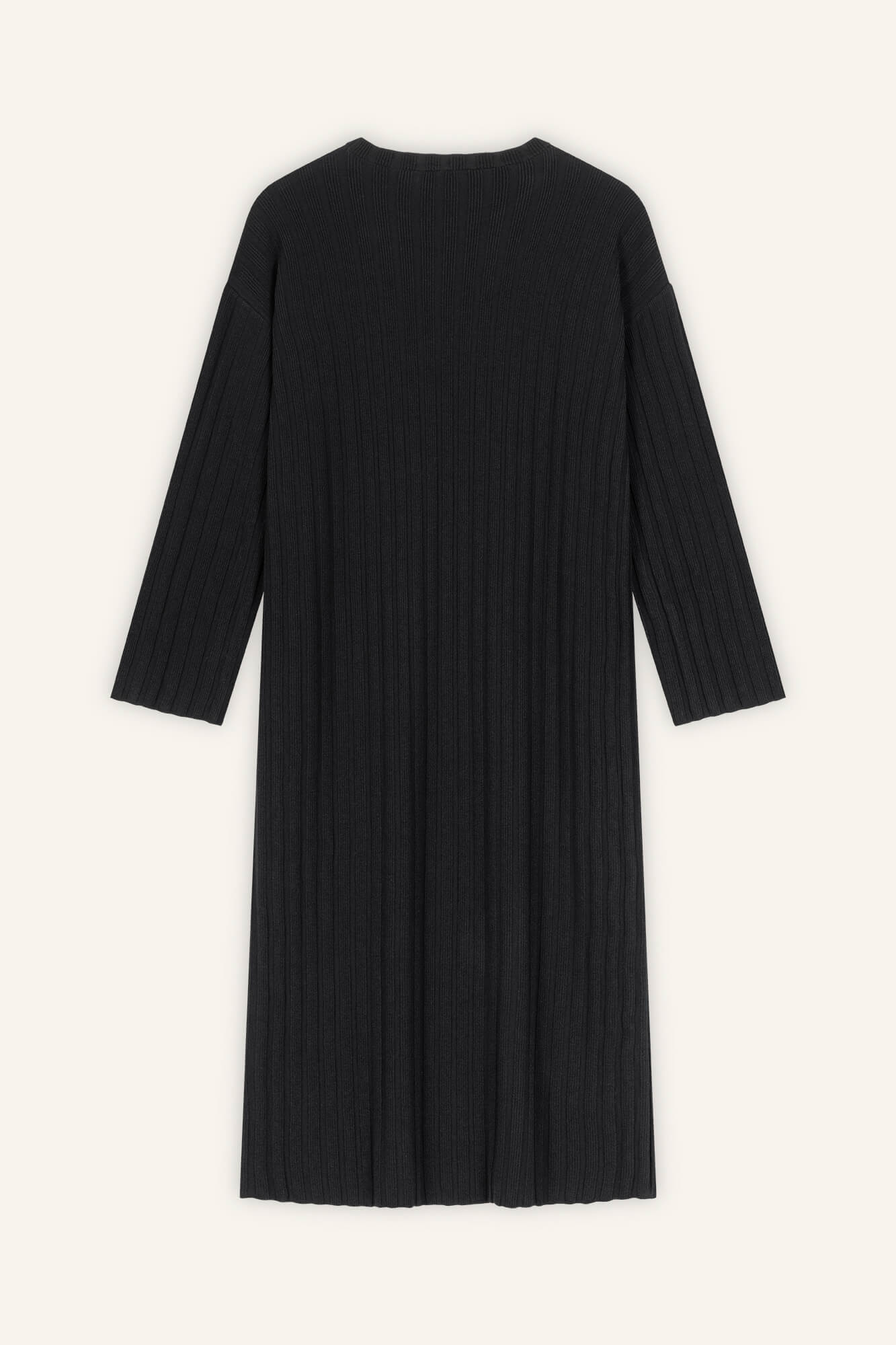 Kleid Romy in Schwarz von hinten by VIVAL.STUDIO