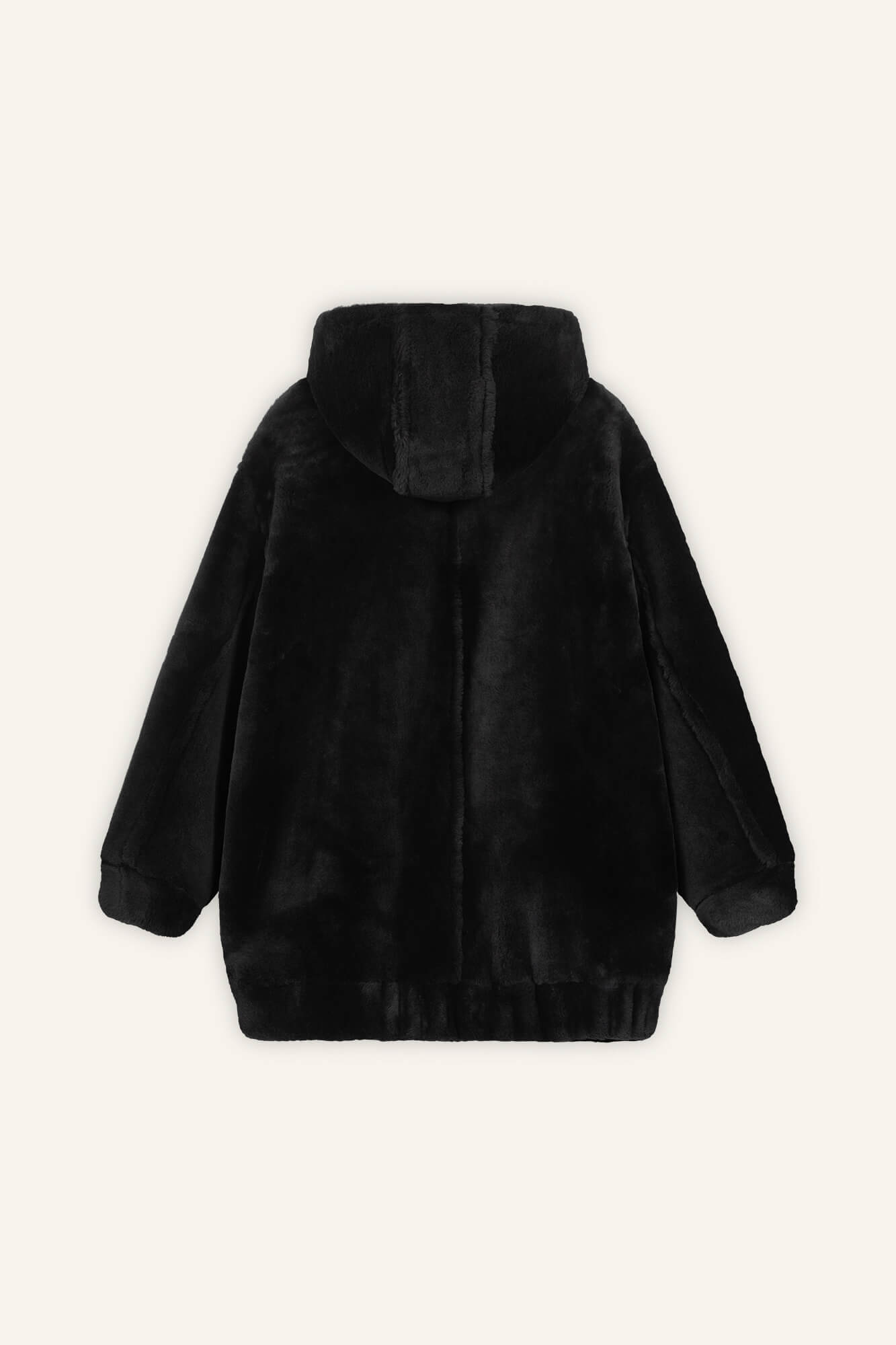 Lammfelljacke Shirley schwarz back by VivalStudio