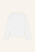 Langarmshirt Lina in Offwhite von hinten by VIVAL.STUDIO