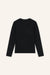 Langarmshirt Lina in Schwarz von hinten by VIVAL.STUDIO