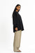 Langarmshirt Sue in Schwarz von der Seite by VIVAL.STUDIO