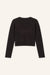 Langarmshirt Rim in Dunkelbraun von hinten by VIVAL.STUDIO