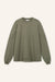Langarmshirt Sue in Oliv von vorne by VIVAL.STUDIO