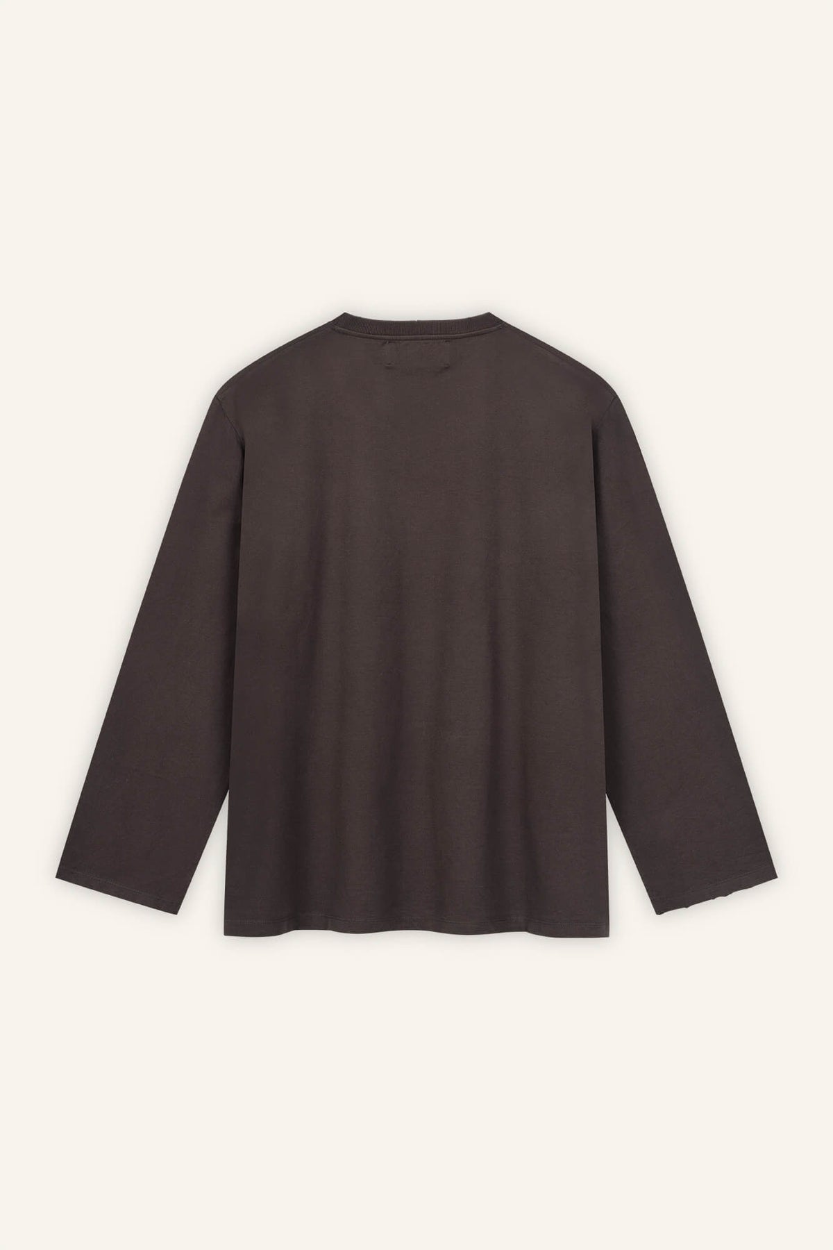 Pullover Lizzy in Oatmeal von hinten by VIVAL.STUDIO