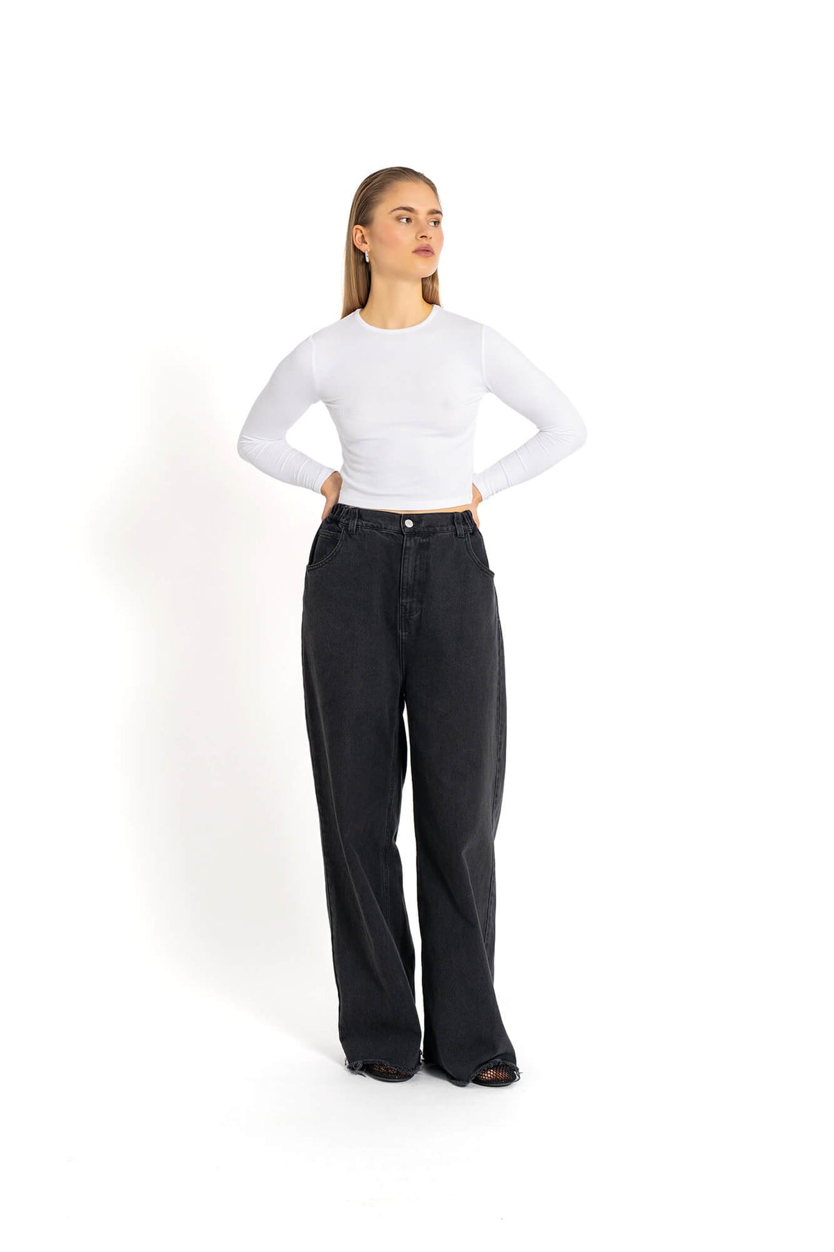 Langarmshirt Mila in weiß by VIVAL,STUDIO
