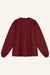Langarmshirt Sue in Burgundy von hinten by VIVAL.STUDIO