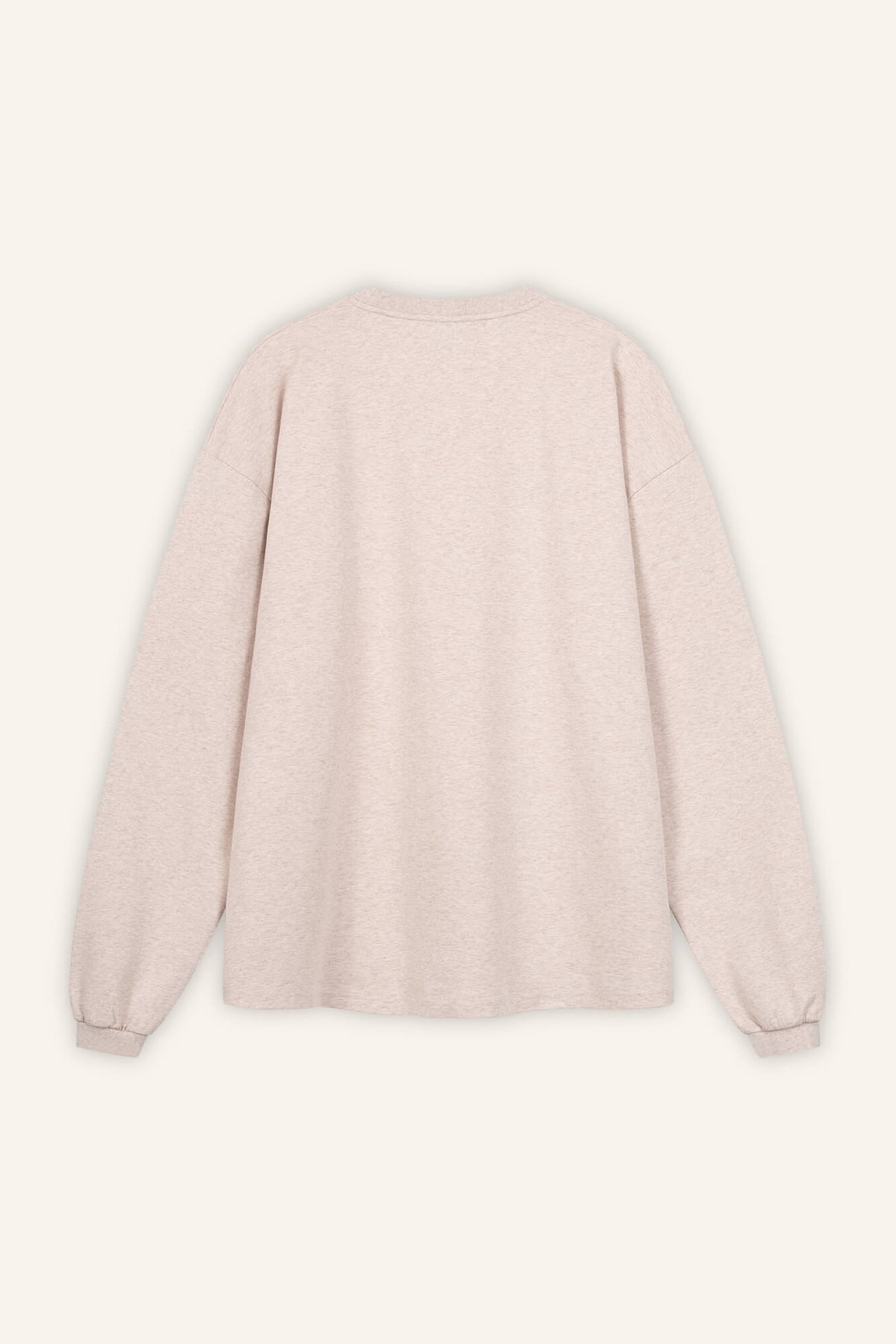 Langarmshirt Sue beige melange back by VivalStudio