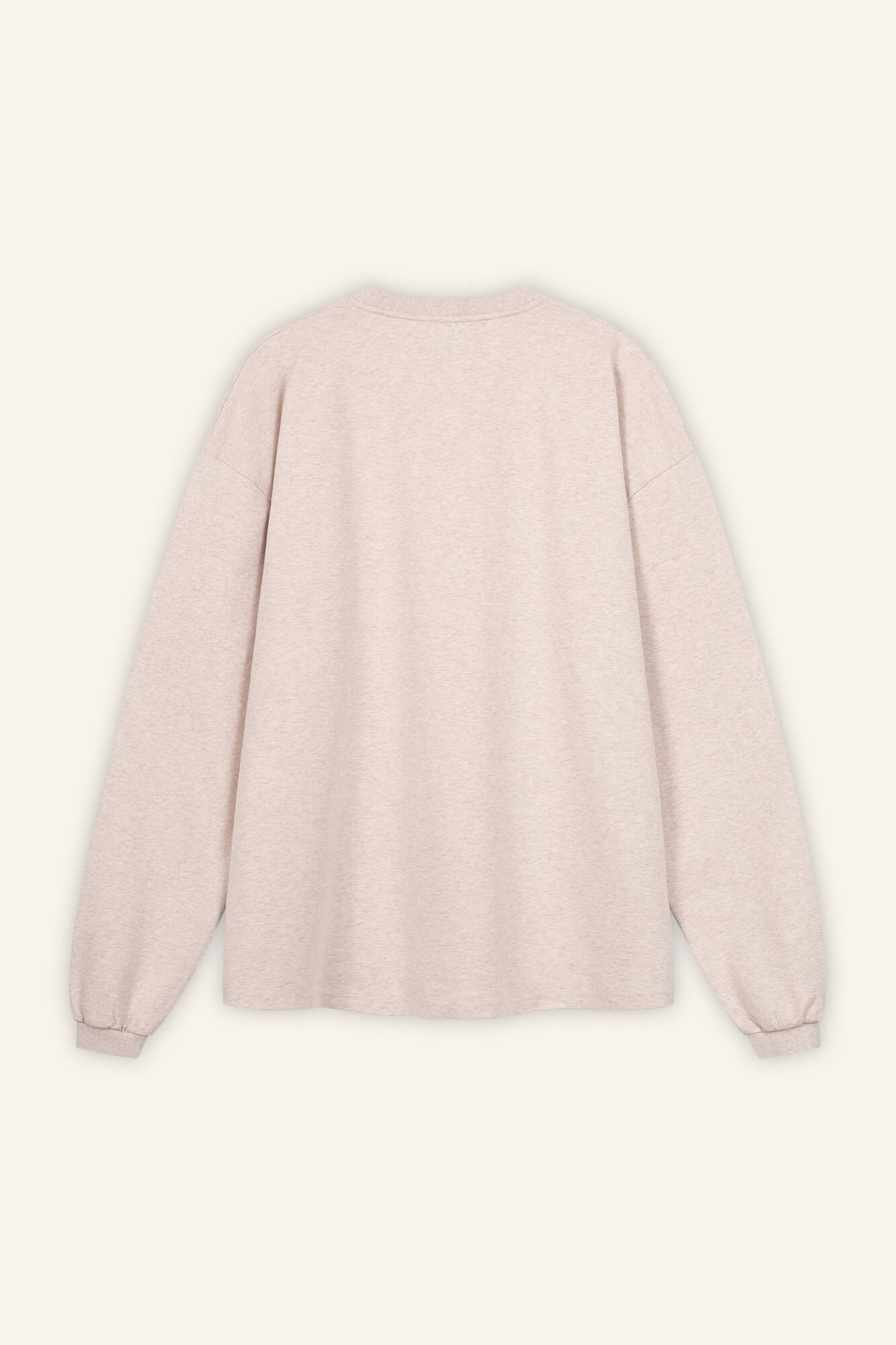 Langarmshirt Sue beige melange back by VivalStudio