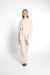 Langarmshirt Sue in Beige Melange by VIVAL.STUDIO