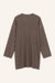 Minikleid Romy in Nougat von hinten by VIVAL.STUDIO