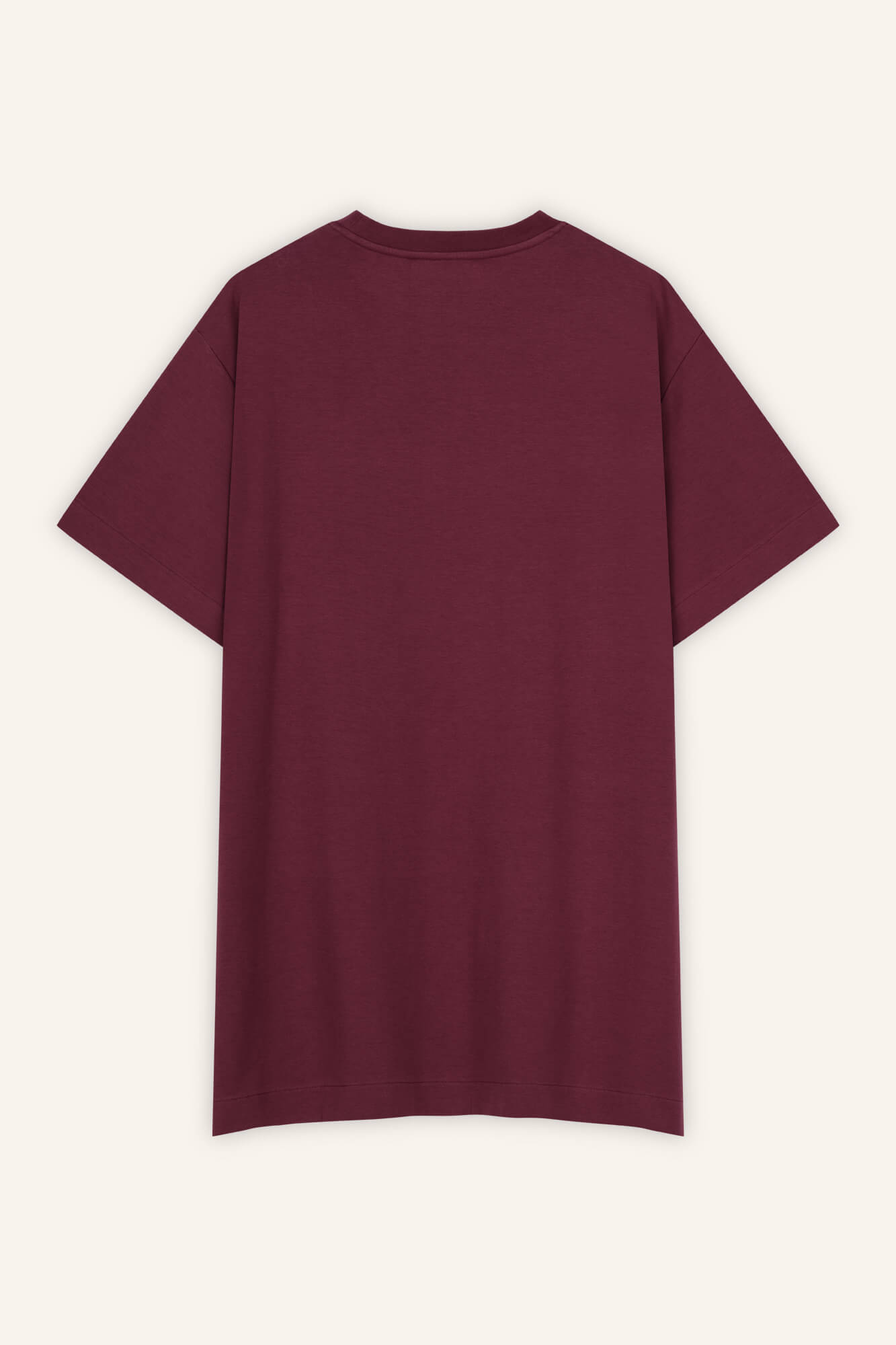 Minikleid Sue in Burgundy von hinten by VIVAL.STUDIO