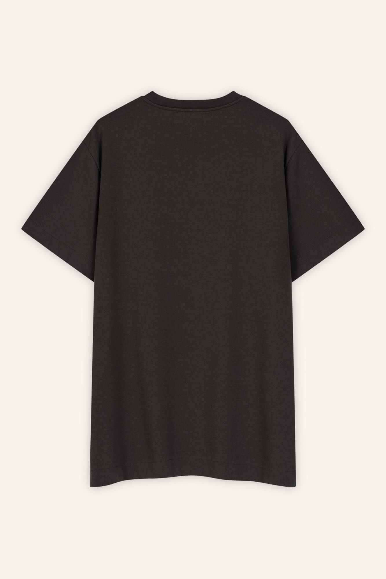 Minikleid Sue in Dunkelbraun von hinten by VIVAL.STUDIO