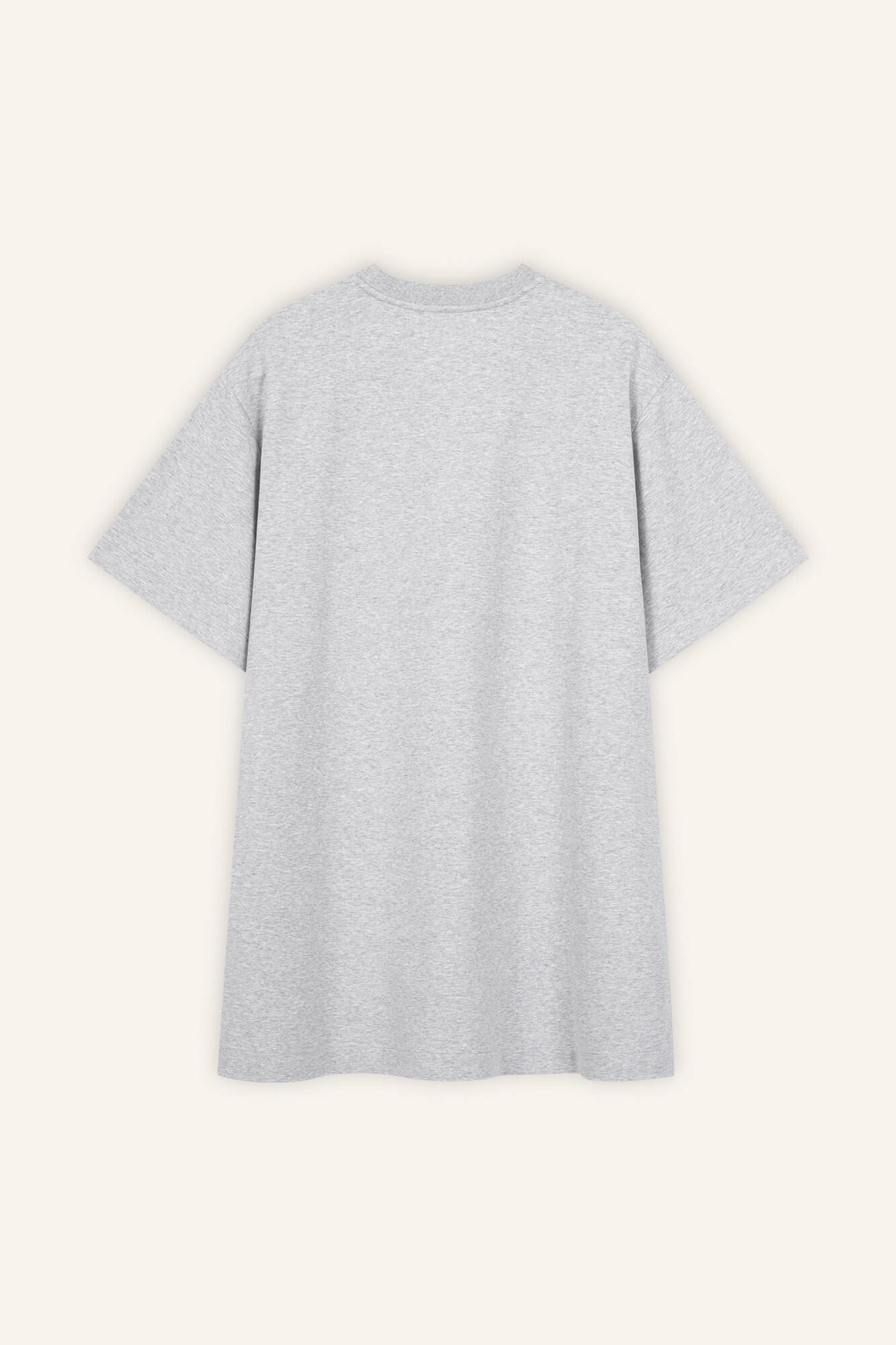 Minikleid Sue hellgrau melange back by VivalStudio