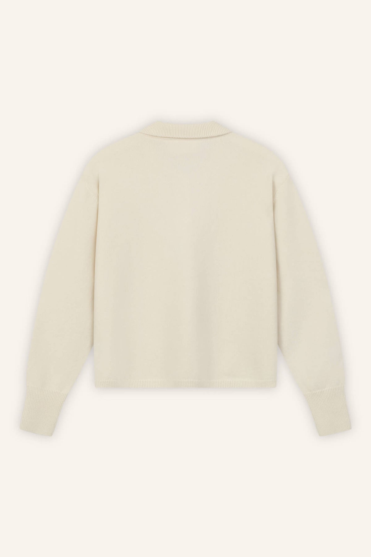 Pullover Lindsay in Buttermilk von hinten by VIVAL.STUDIO