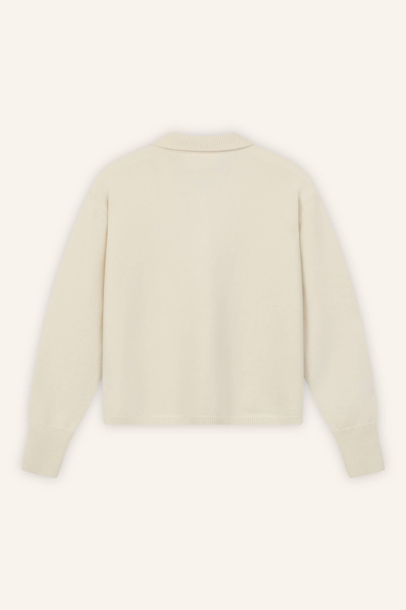 Pullover Lindsay in Buttermilk von hinten by VIVAL.STUDIO
