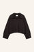 Pullover Lizzy in Dunkelbraun von vorne by VIVAL.STUDIO