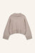Pullover Lizzy in Oatmeal von hinten by VIVAL.STUDIO