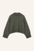 Pullover Lizzy in Oliv von hinten by VIVAL.STUDIO
