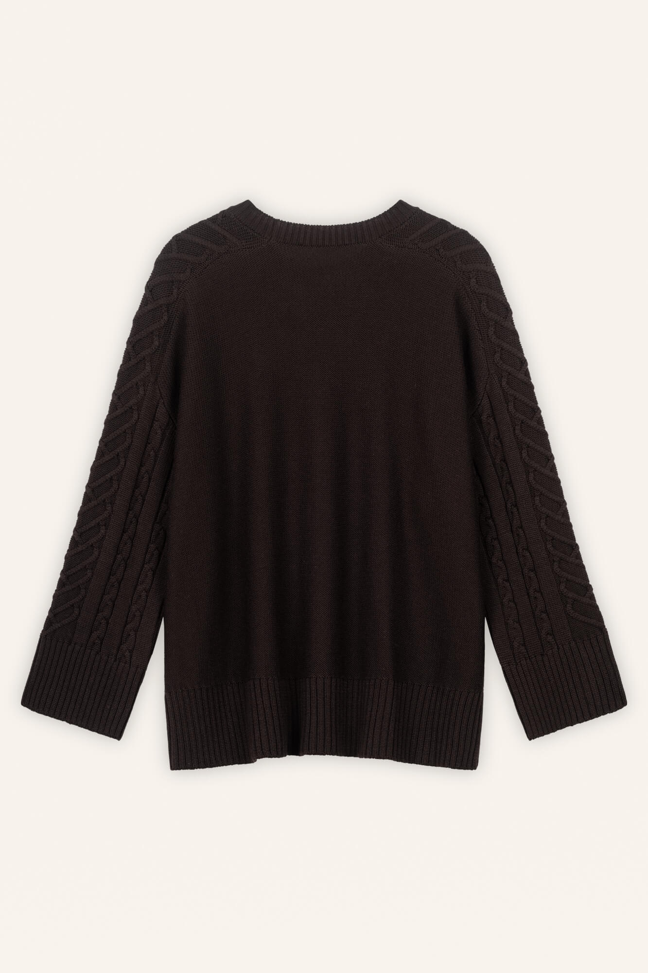 Pullover Dolly dunkelbraun back by VivalStudio