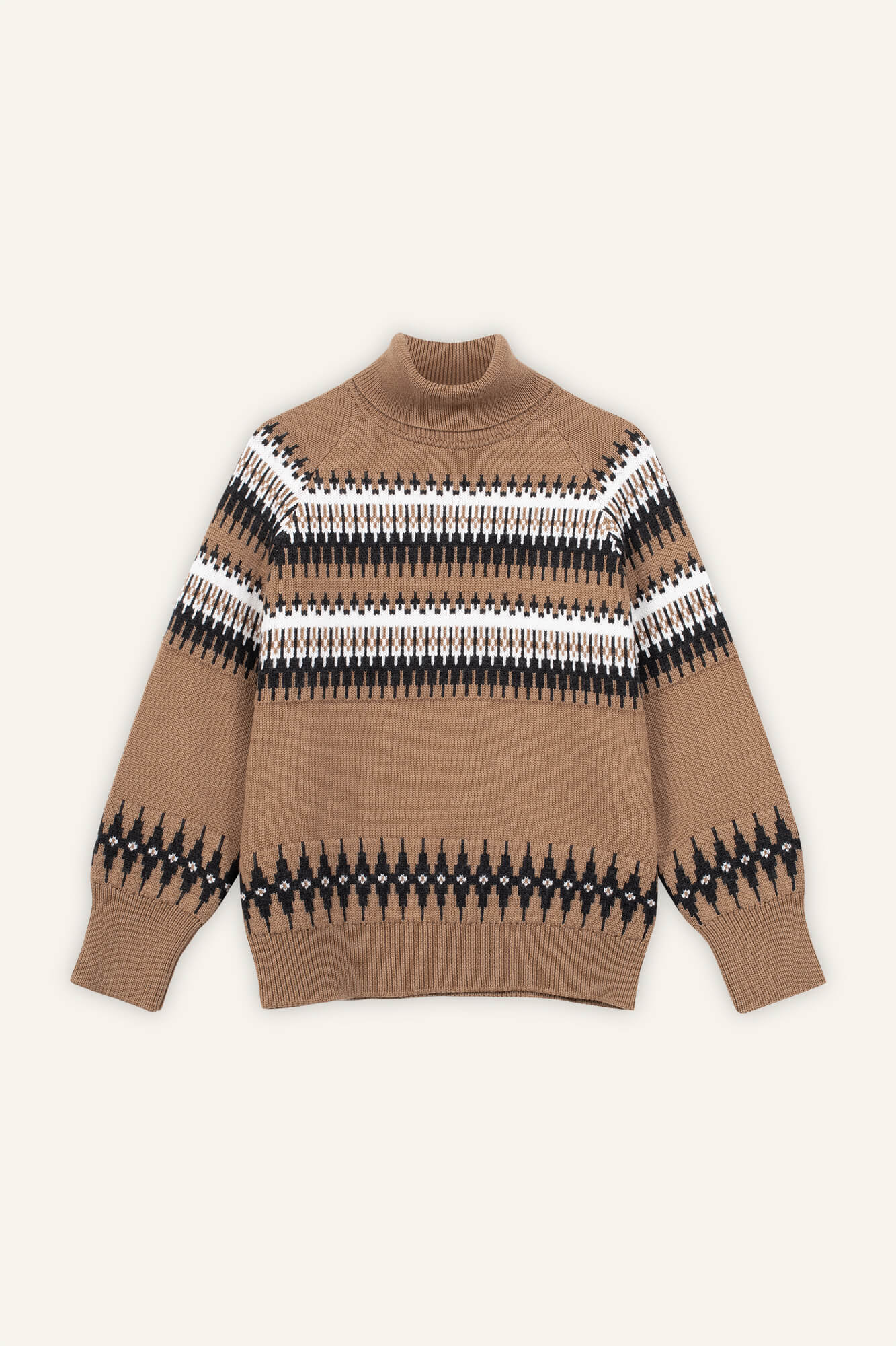 Pullover Haven Camel front by VIVAL.STUDIO