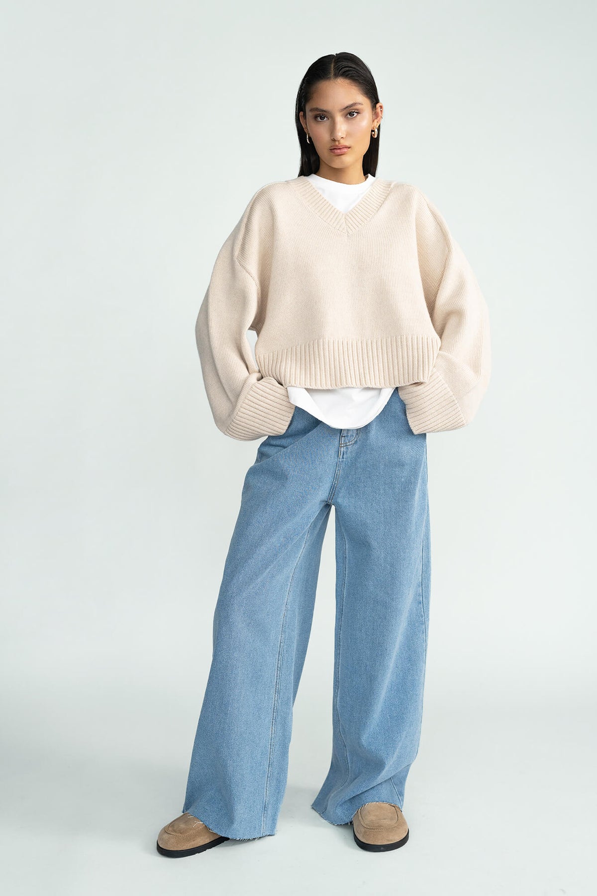 Hose Juno in blau by VIVAL.STUDIO