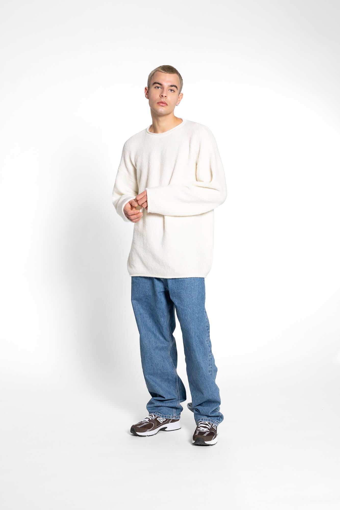 Pullover Nic in offwhite by VIVAL.STUDIO