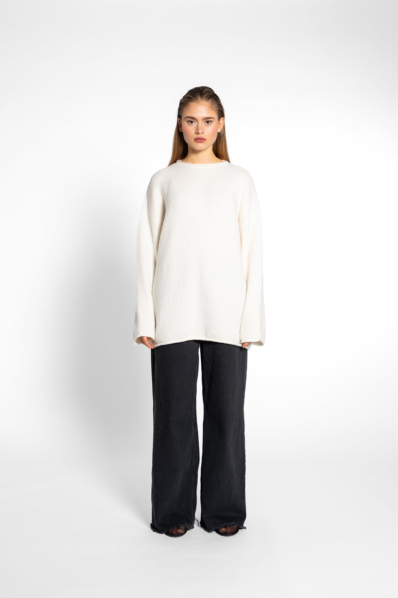 Pullover Nic in offwhite by VIVAL.STUDIO