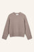 Pullover Nino in Taupe von vorne by VIVAL.STUDIO