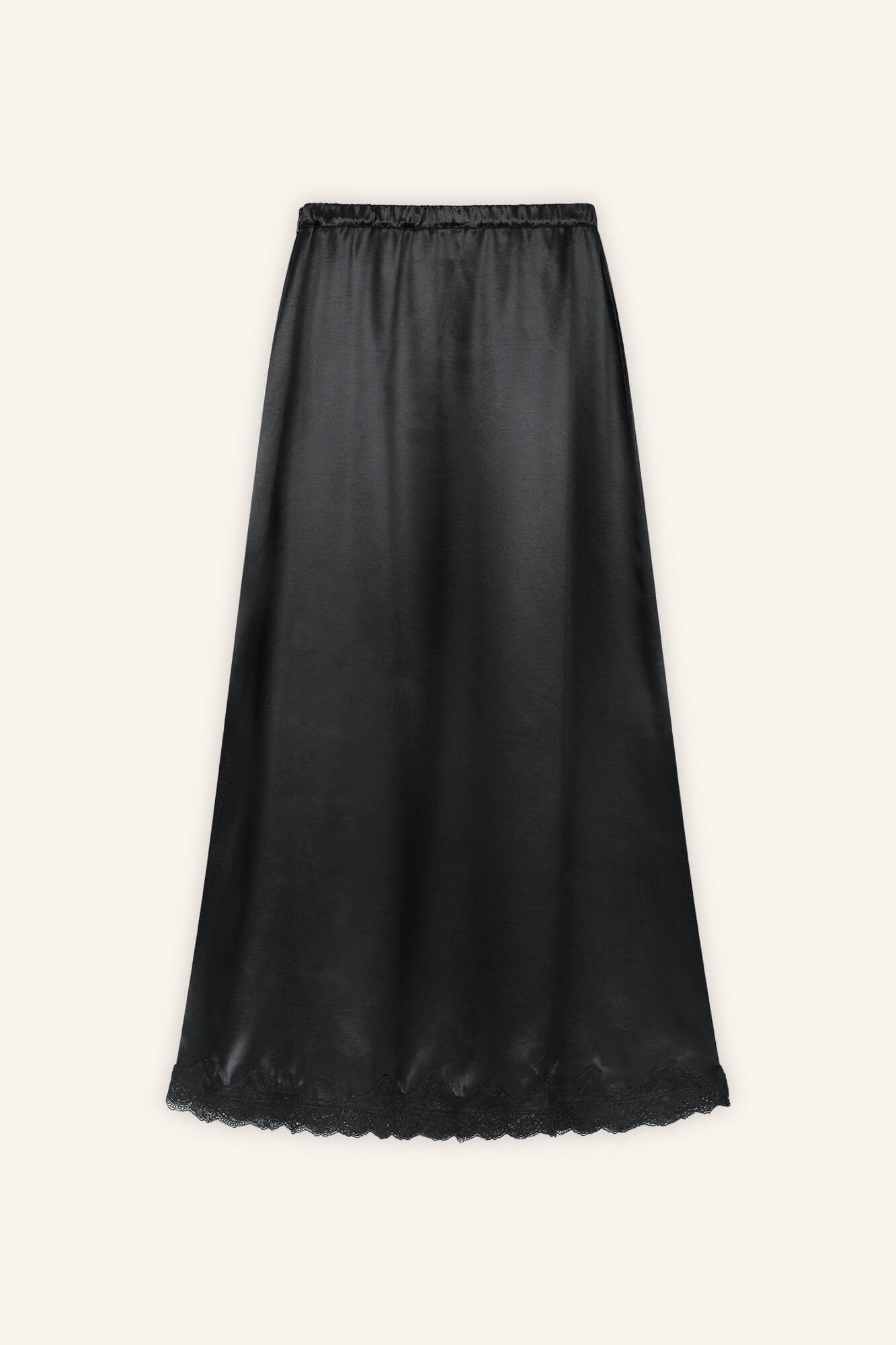 Rock Lacie in Schwarz von vorne by VIVAL.STUDIO