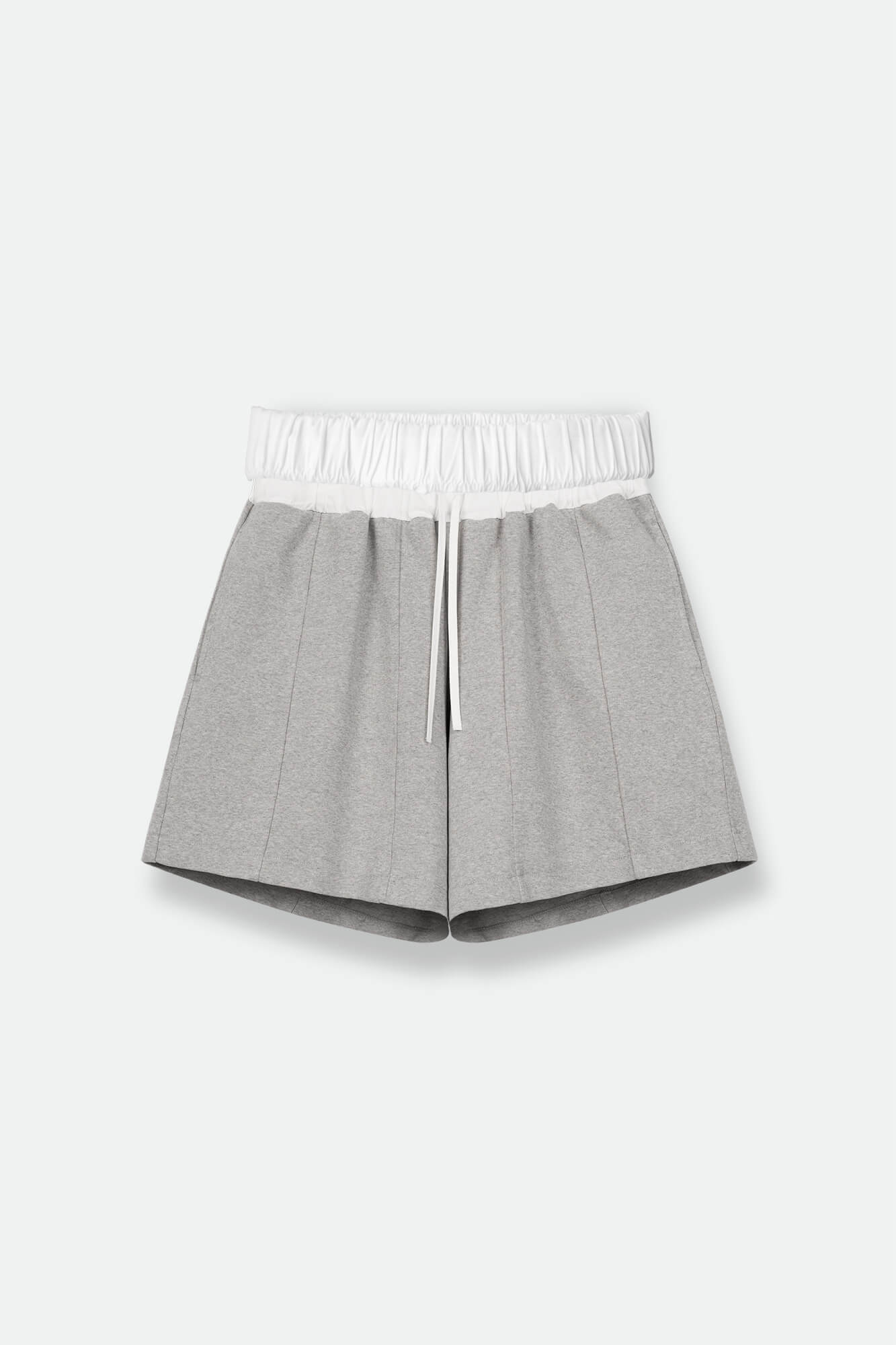 Shorts Gray von vorne in grau-melange by VIVAL.STUDIO