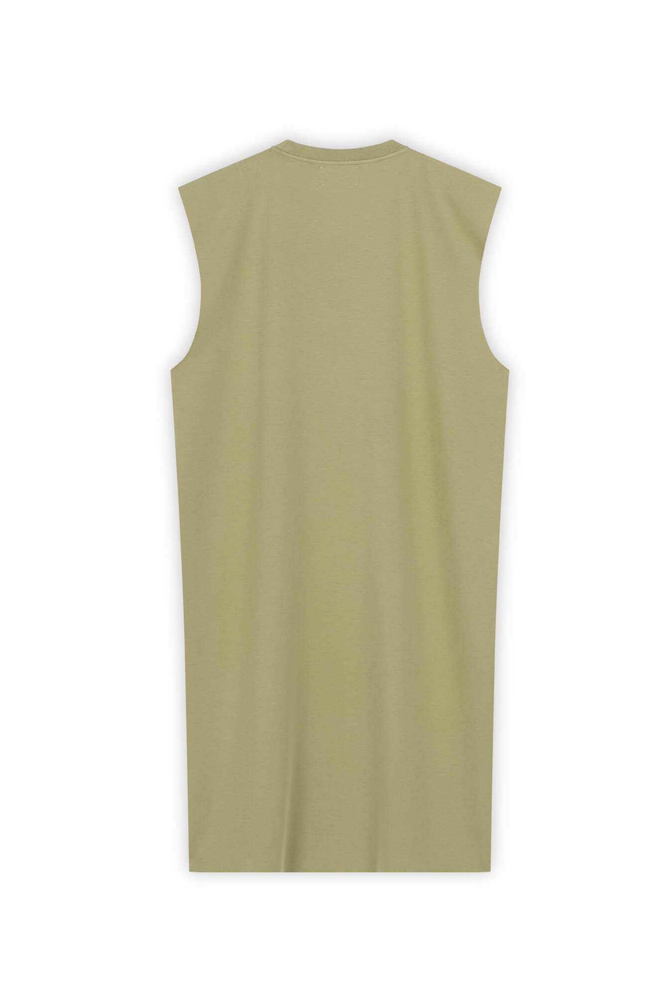 Kleid Sue von hinten in oliv by VIVAL.STUDIO