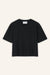 T-Shirt Lou in Schwarz von vorne by VIVAL.STUDIO