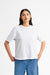 T-Shirt Loui in Hellgrau Melange von vorne by VIVAL.STUDIO