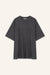 T-Shirt Skye in Asphalt von vorne by VIVAL.STUDIO