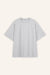 T-Shirt Sue hellgrau melange front by VivalStudio