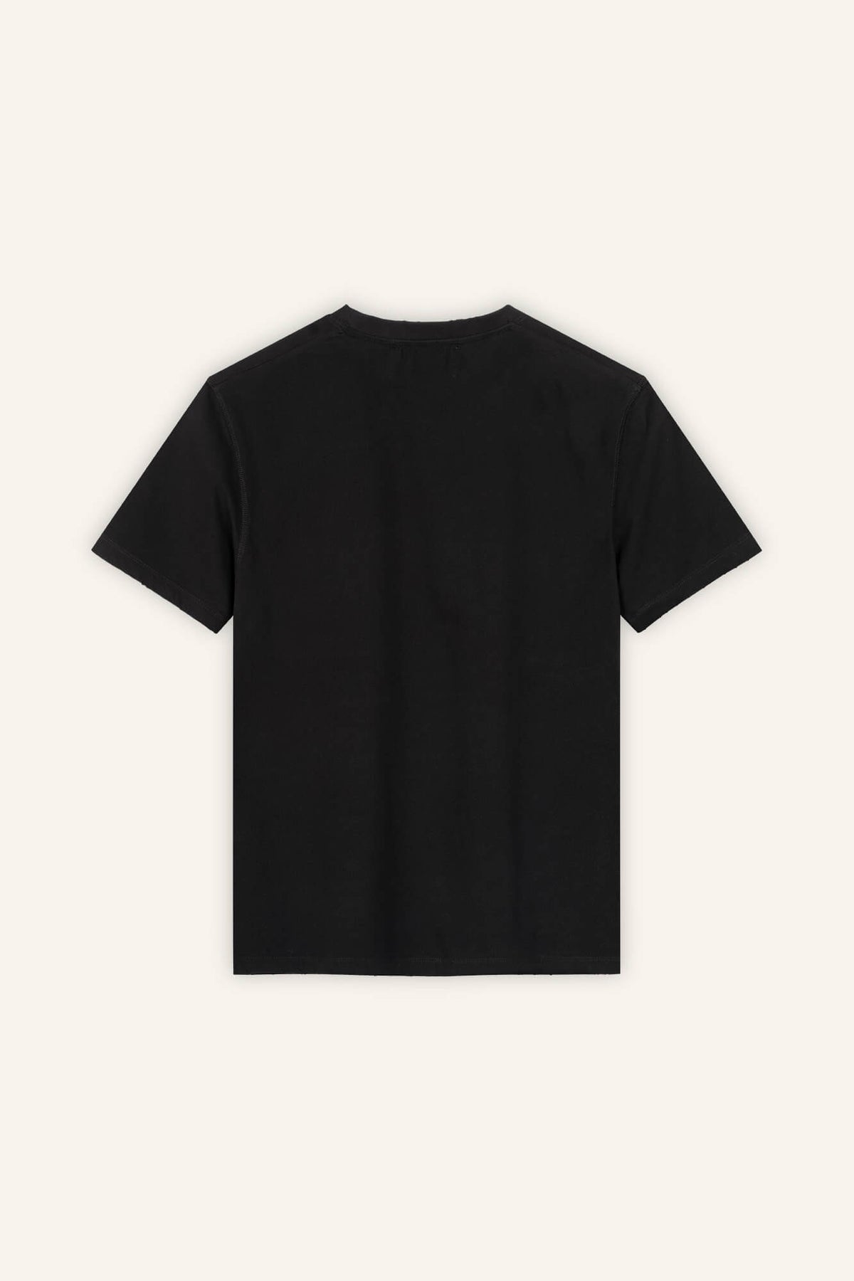 T-Shirt Zoey in Schwarz von hinten by VIVAL.STUDIO