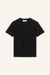 T-Shirt Zoey in Schwarz von vorne by VIVAL.STUDIO