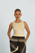 Tank Top Maja in Butter von vorne by VIVAL.STUDIO
