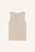 Tank Top Rim in Oatmeal von hinten by VIVAL.STUDIO