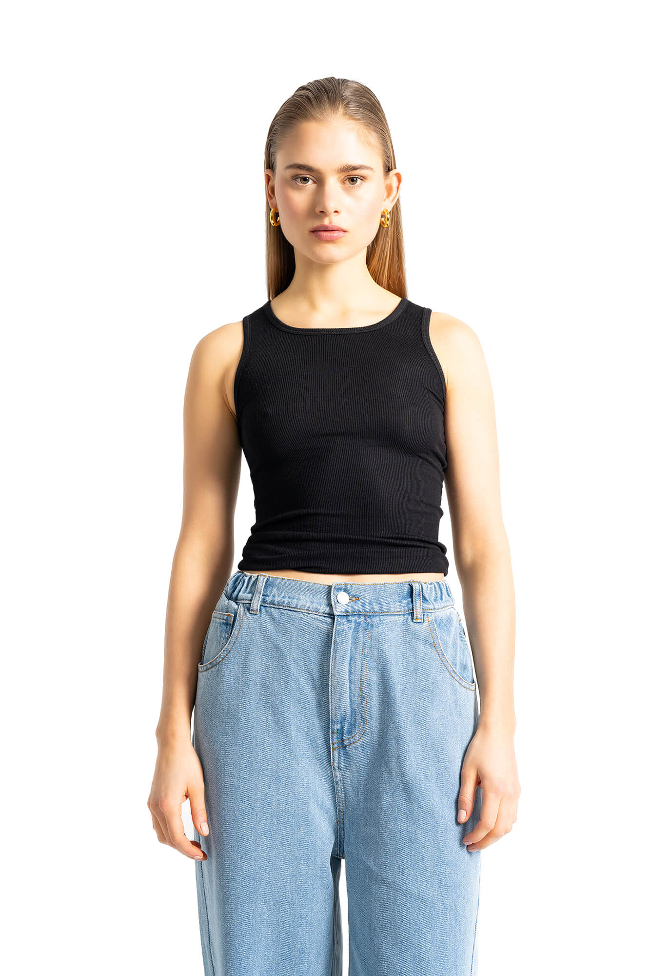 Tank Top Maja in schwarz by VIVAL.STUDIO