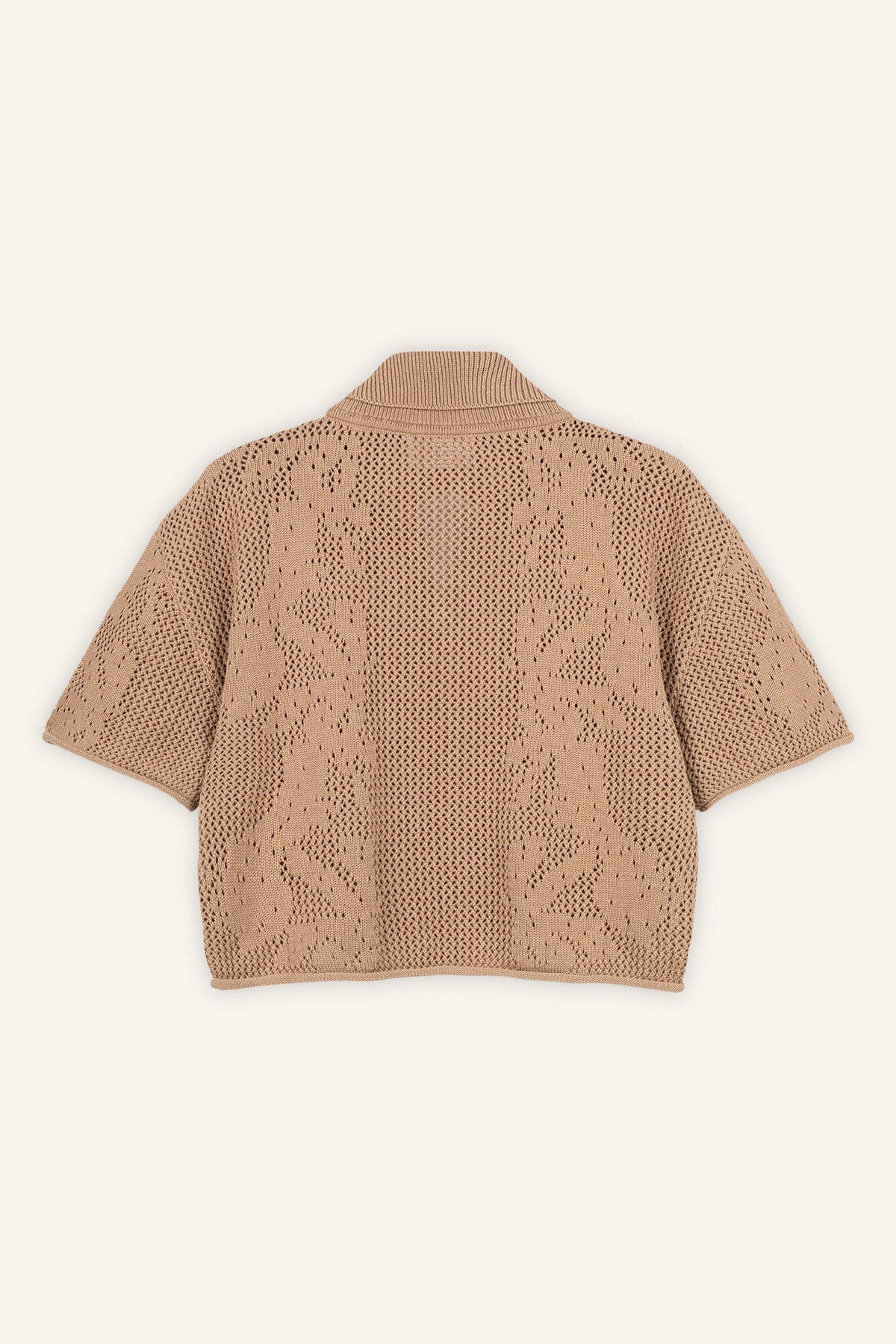 Top Clea in Mocca von hinten by VIVAL.STUDIO