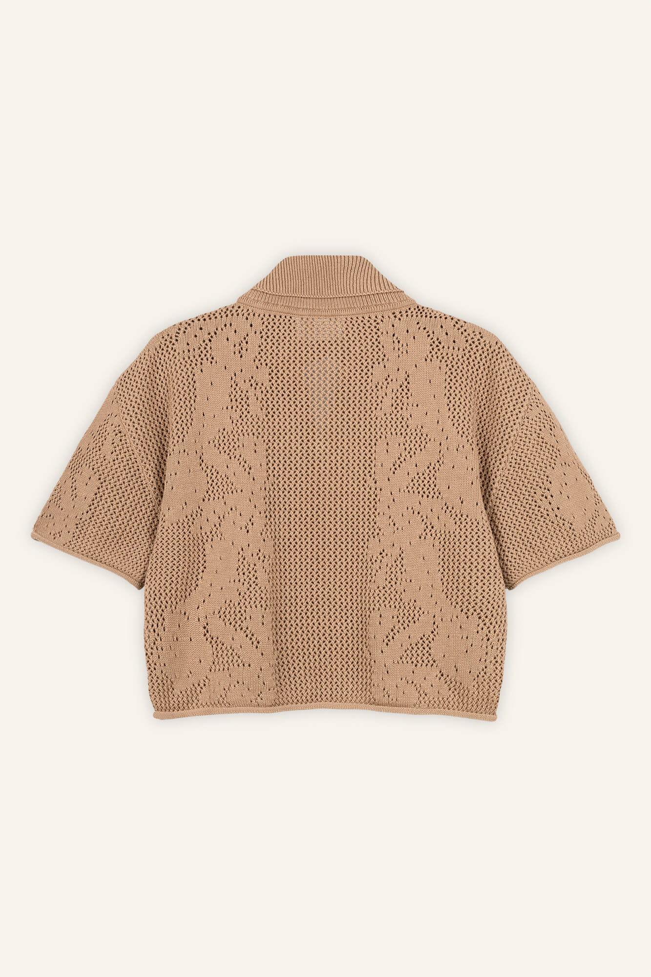 Top Clea in Mocca von hinten by VIVAL.STUDIO