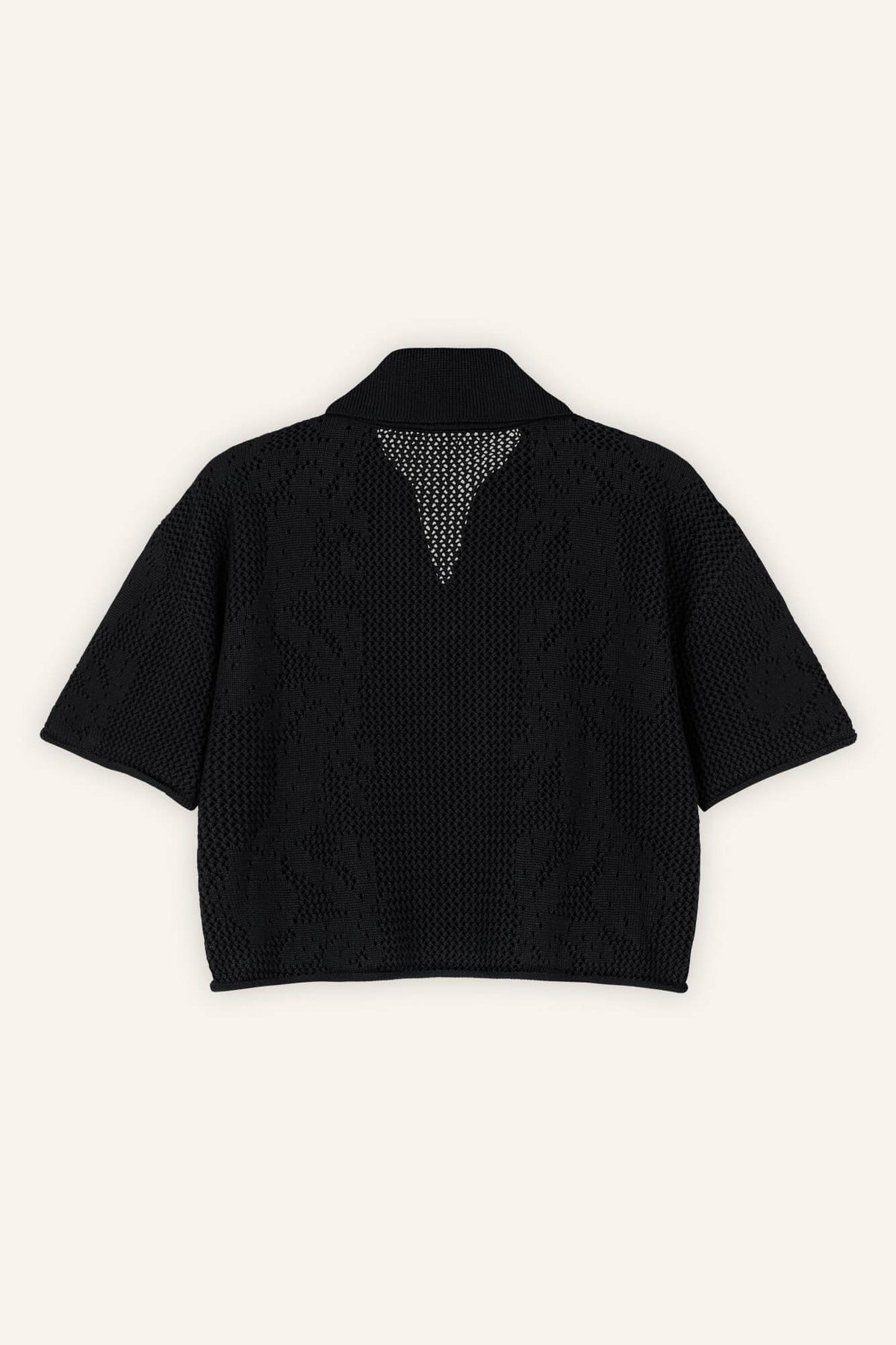 Top Clea in Schwarz von hinten by VIVAL.STUDIO