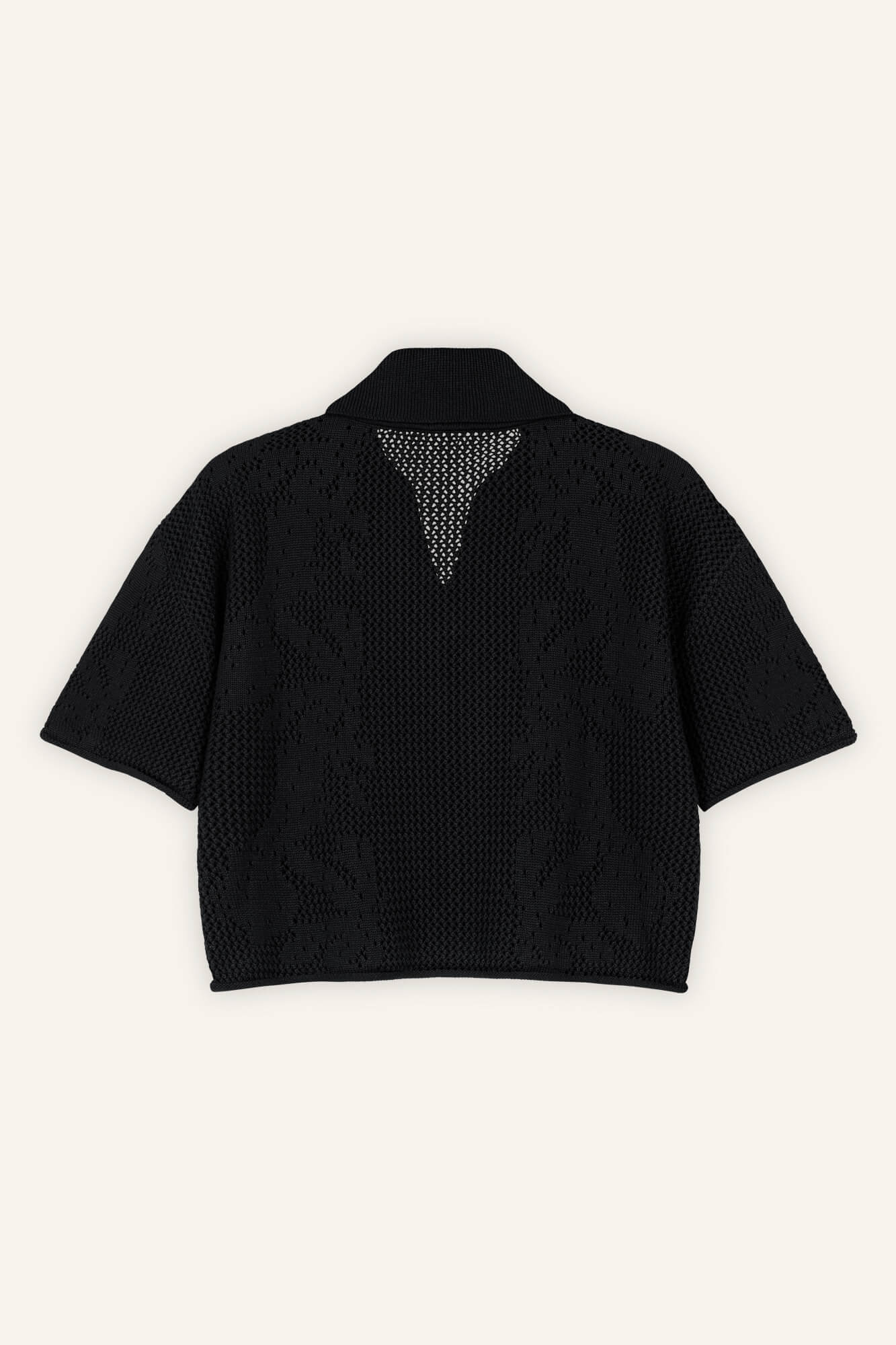 Top Clea in Schwarz von hinten by VIVAL.STUDIO