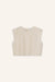 Top Linn in Oatmeal von vorne by VIVAL.STUDIO