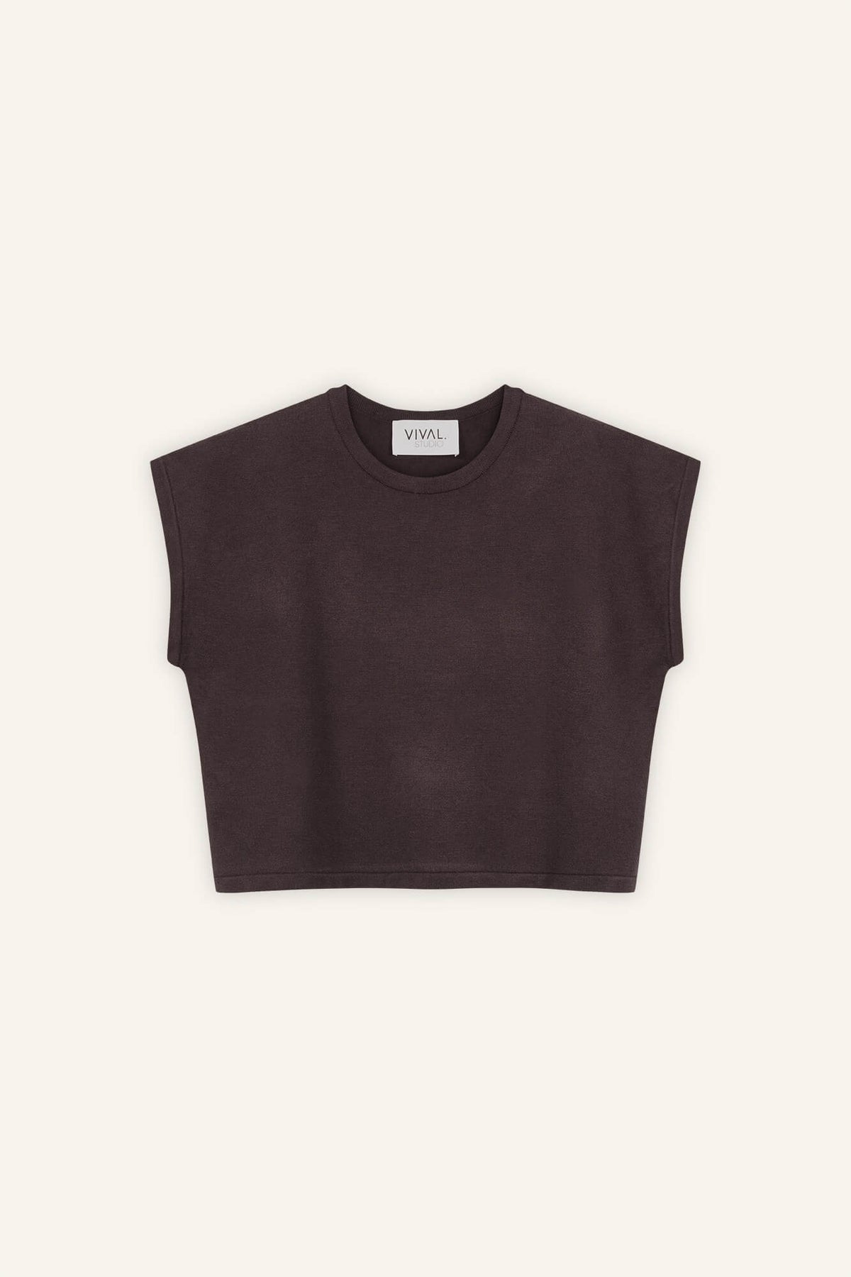 Top Rim in Dunkelbraun von vorne by VIVAL.STUDIO