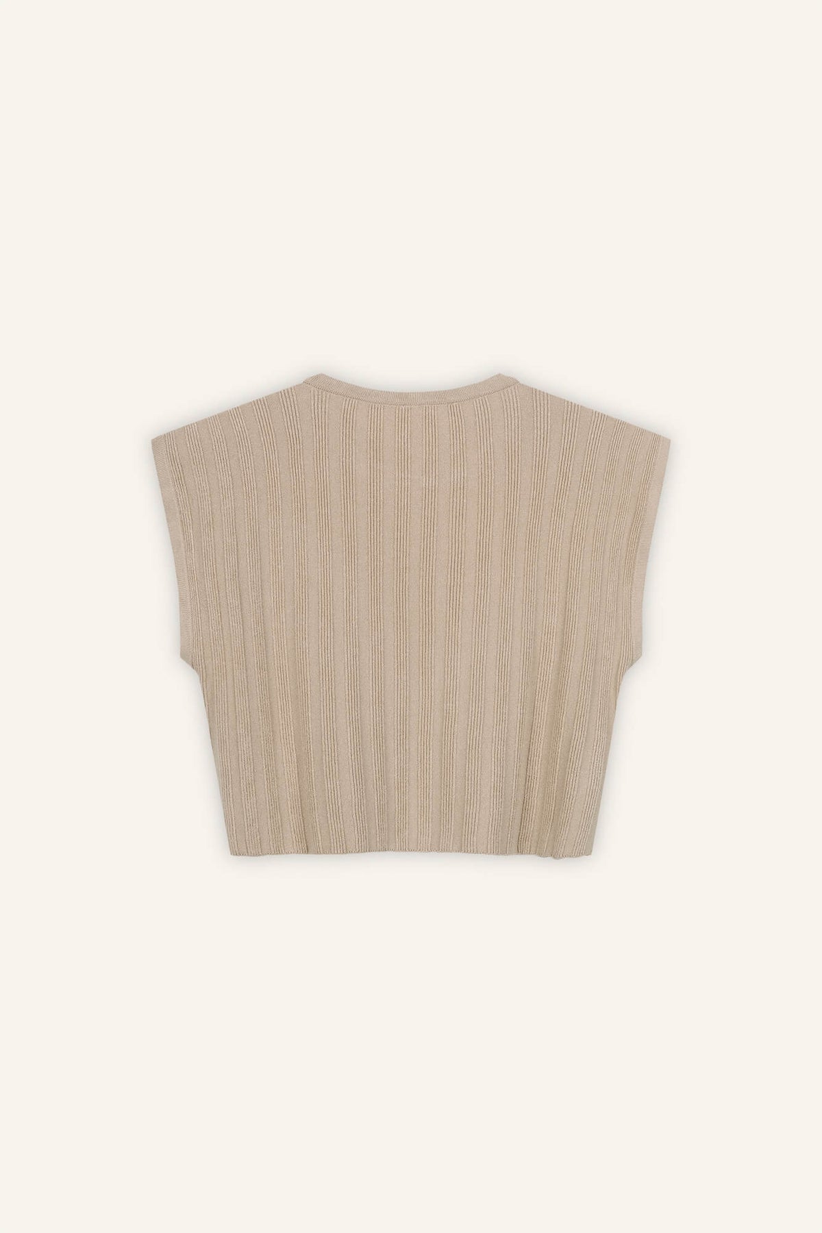 Top Romy in Oatmeal von hinten by VIVAL.STUDIO
