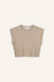 Top Romy in Oatmeal von vorne by VIVAL.STUDIO