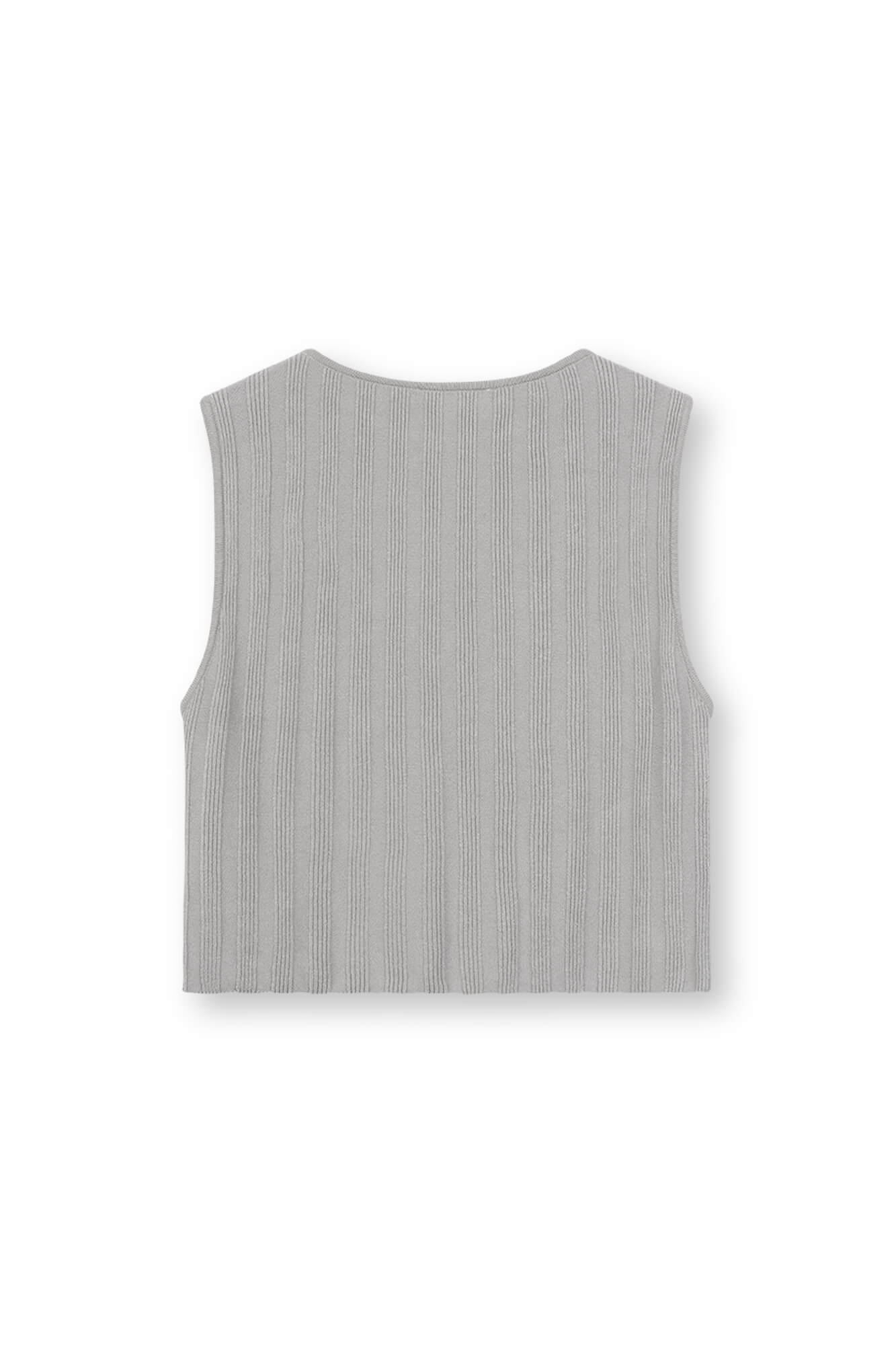 Top Romy von vorne in grau by VIVAL.STUDIO