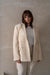 Blazer Yuna in beige melange by VIVAL.STUDIO